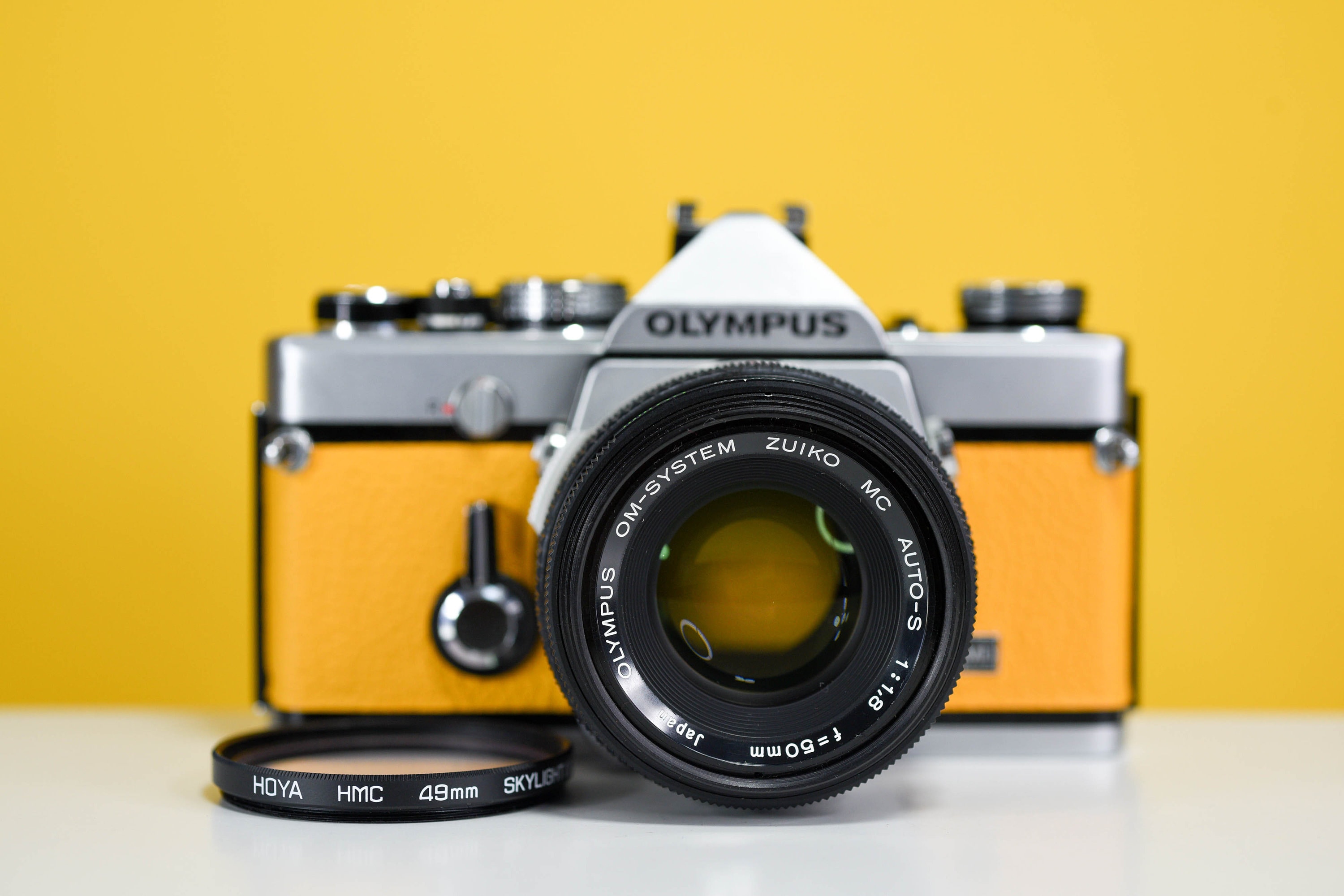 Olympus OM1 MD 35mm Film Camera With Zuiko 50mm F/1.8 Prime pic