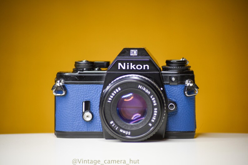 Nikon EM Vintage 35mm Film Camera With Nikon Lens 50mm F/1.8 Etsy UK