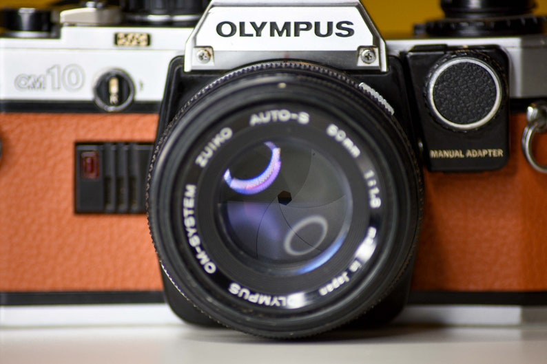 Olympus OM10 Slr Vintage 35mm Film Camera With Zuiko 50mm Etsy