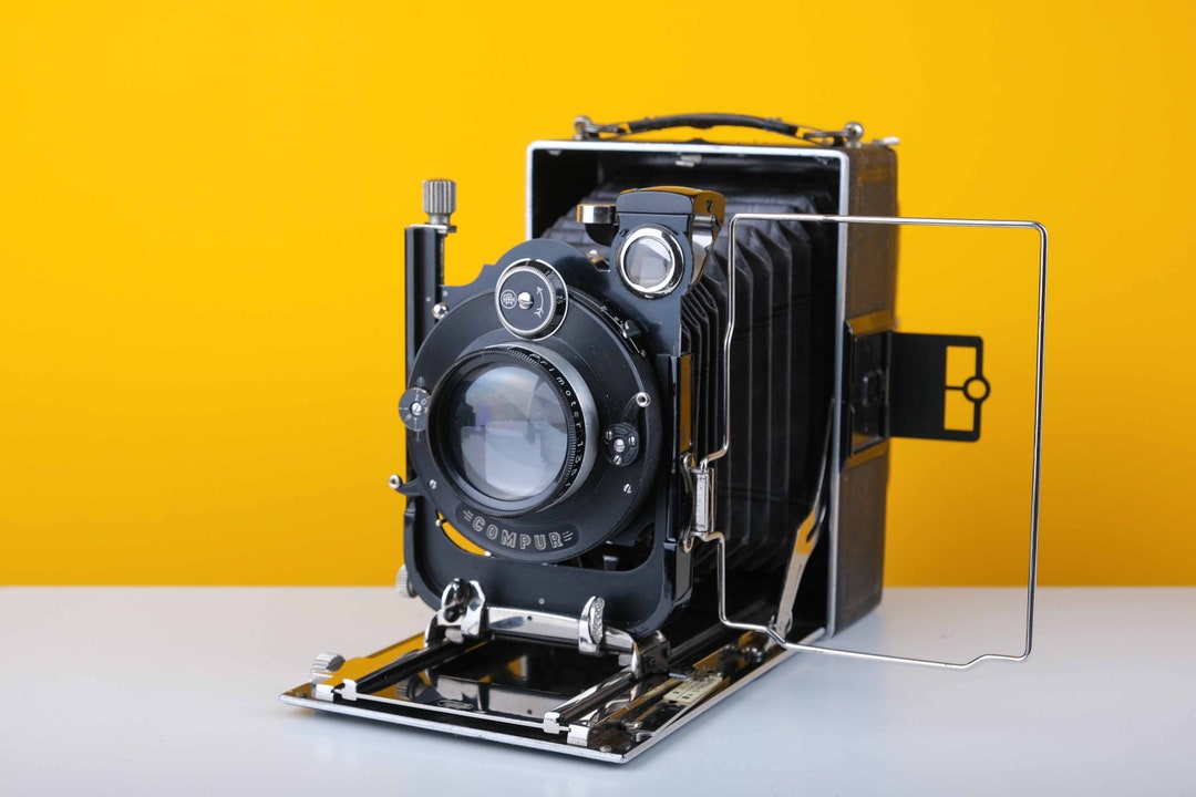 Ihagee Folding Film Camera Large Format 4x5 With Compur Meyer Gorlitz ...