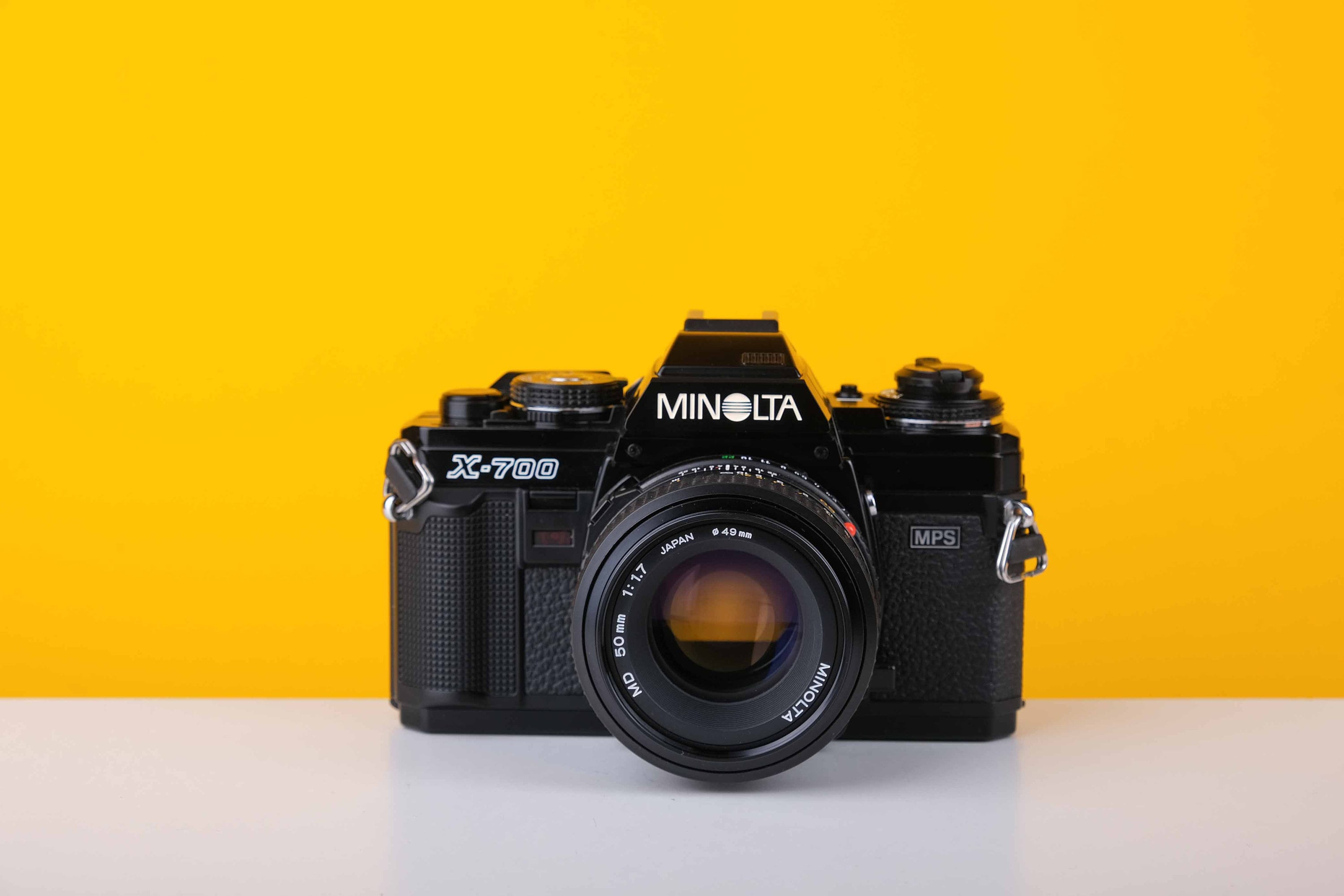 ミノルタ X-700 35 mm 一眼レフフィルムカメラ、ミノルタ MD 50 mm f1