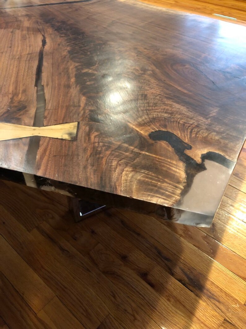 Live Edge Black Walnut Coffee Table Etsy