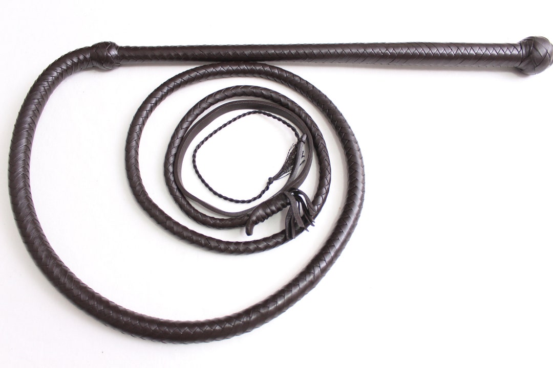 STOCKWHIP 6 Ft Genuine Cow Leather Etsy