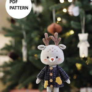 Hainchan's Ellie the Little Reindeer Amigurumi Crochet Pattern DIY Adorable Reindeer Creation image 2