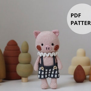 Cruz the Little Pig Amigurumi Crochet Pattern - Create Your Own Adorable Piggy | Hainchan