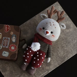 Hainchan's Daxton the Little Reindeer Crochet Pattern DIY Adorable Amigurumi image 3