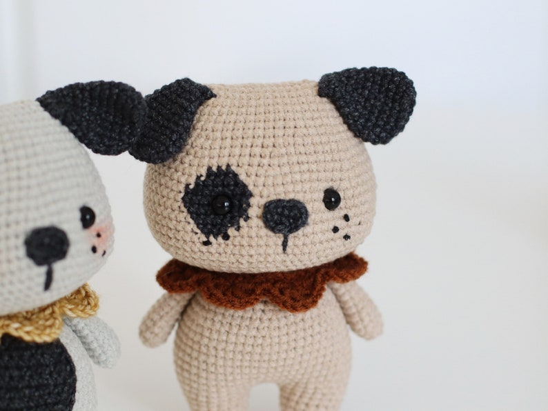 Little Puppies Amigurumi Crochet Pattern 2 Types Included Hainchan image 6