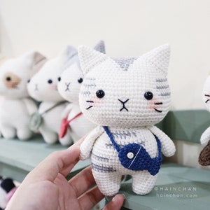 Digital Silver Tabby Cat Crochet Pattern Instant Download DIY Amigurumi Pattern in PDF File Cute Crochet Pattern Ideas image 2