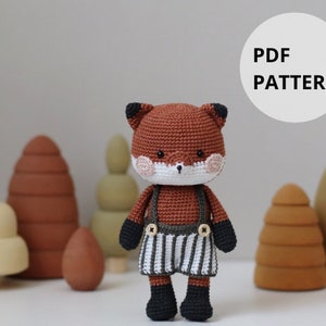 JETT the Fox Amigurumi Crochet Pattern - Adorable Fox Toy | Hainchan