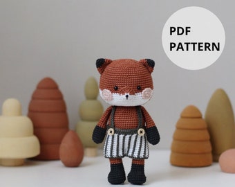 JETT the Fox Amigurumi Crochet Pattern - Adorable Fox Toy | Hainchan