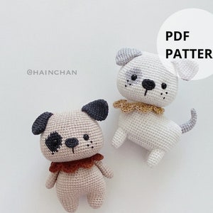 Little Puppies Amigurumi Crochet Pattern 2 Types Included Hainchan image 1