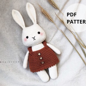 Nana the Bunny Amigurumi Pattern – Crochet Guide by Hainchan, Digital PDF Download