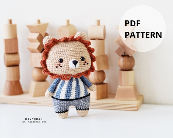 39 Lion Crochet Patterns to Stitch for Nurseries, Gifts, and Safari-Inspired Decor 19 The Little Lion Amigurumi Crochet
