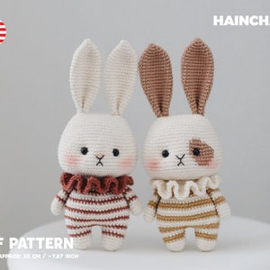 Modèle numérique au crochet Little Bunny 2023 Modèle Amigurumi DIY en téléchargement immédiat au format PDF Idées mignonnes de motifs au crochet image 1