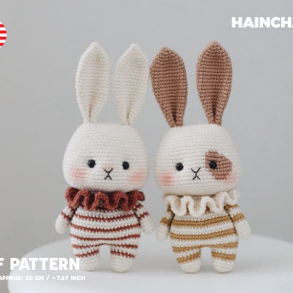 Digitaal klein konijntje 2023 haakpatroon - Instant Download DIY Amigurumi patroon in PDF-bestand | Leuke haakpatroonideeën