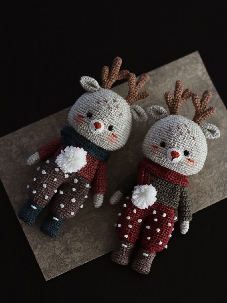Hainchan's Daxton the Little Reindeer Crochet Pattern DIY Adorable Amigurumi image 2