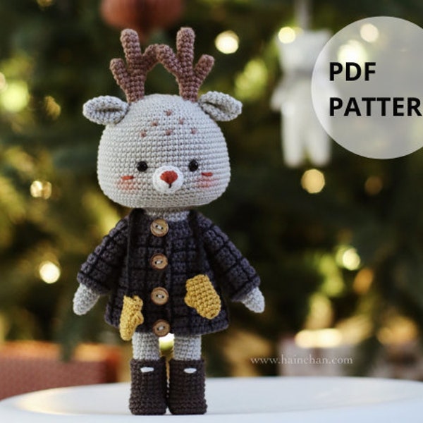 Hainchans Ellie the Little Reindeer Amigurumi Häkelanleitung - DIY bezaubernde Rentier-Kreation