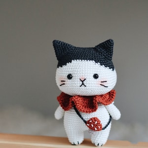 Mushroom Cat Crochet Pattern Digital Instant DIY Amigurumi PDF, Cute Design image 3