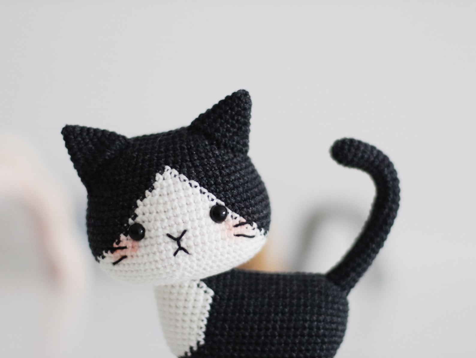 Digital Tuxedo Cat Crochet Pattern Instant Download DIY Etsy