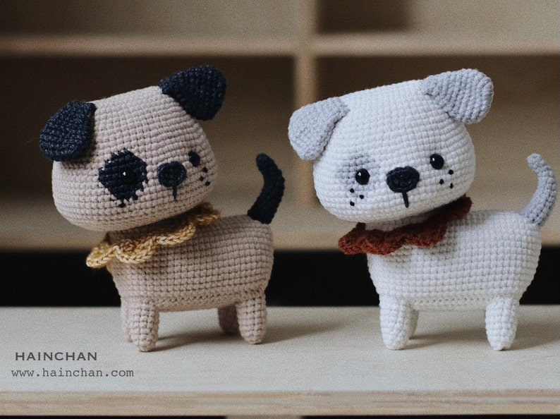 Little Puppies Amigurumi Crochet Pattern 2 Types Included Hainchan image 3