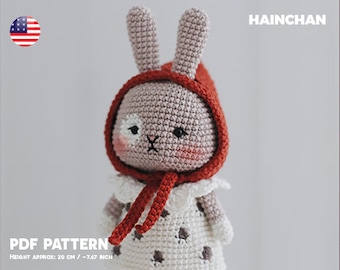 Calla the Bunny Crochet Pattern PDF - Instant Download, Easy DIY Amigurumi