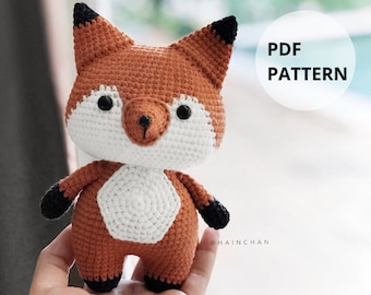Hainchan's Coral the Little Fox Crochet Pattern - Create Adorable Amigurumi