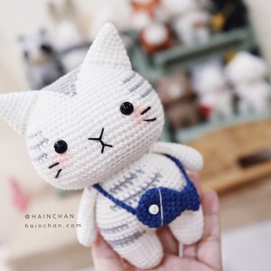 Digital Silver Tabby Cat Crochet Pattern Instant Download DIY Amigurumi Pattern in PDF File Cute Crochet Pattern Ideas image 6