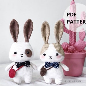 Hainchan's Rey the Little Bunny Crochet Pattern - DIY Create Your Own Amigurumi