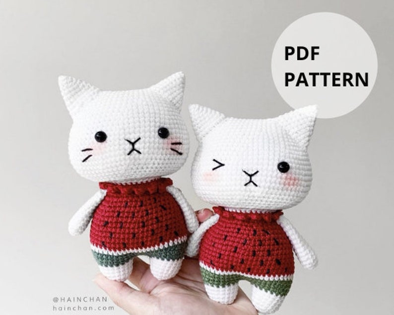 Hainchan's Suika The Little Cat Amigurumi Create Your Own Adorable Crochet image 1