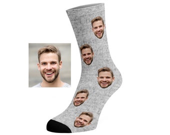 Custom Face socks - Custom Photo Socks, Custom Socks, Personalise Socks, Custom Printed Socks, Picture Socks, funny socks, Fathers Day Gift