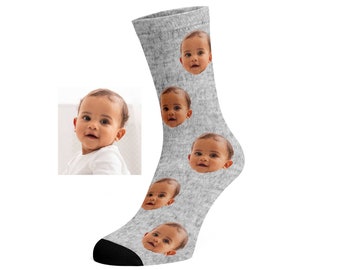 Custom Face socks - Custom Photo Socks, Custom Socks, Personalise Socks, Custom Printed Socks, Picture Socks, funny socks, Fathers Day Gift