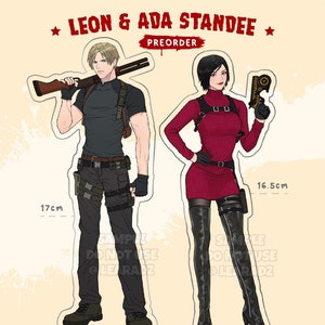 PREORDER CLOSED | Leon & Ada Acrylic Standee 17cm