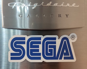 SEGA Logo Refrigerator Magnet | Retro Video Gaming 3"x1.25"