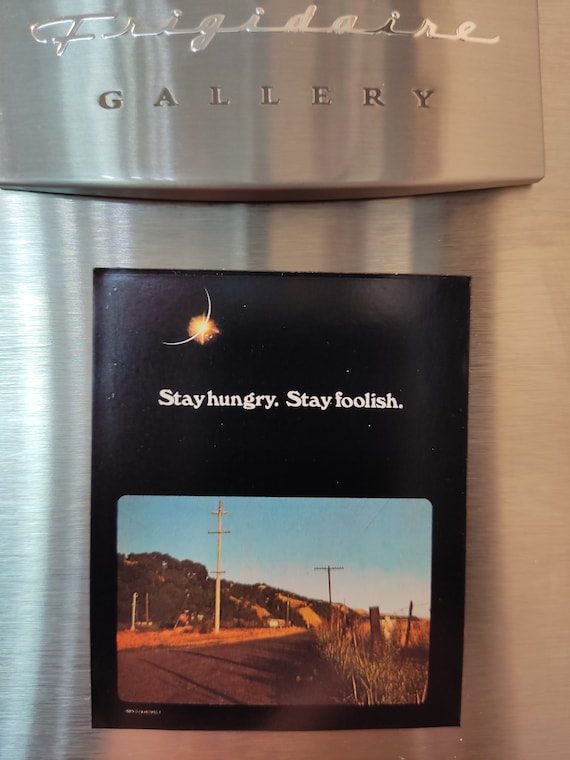 Steve Jobs 'stay Hungry & Foolish' Whole Earth Epilogue Magazine