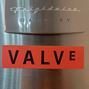 Valve Steam Logo - 3.6&quot; x 1&quot; Video Game Computer Fridge Magnet
