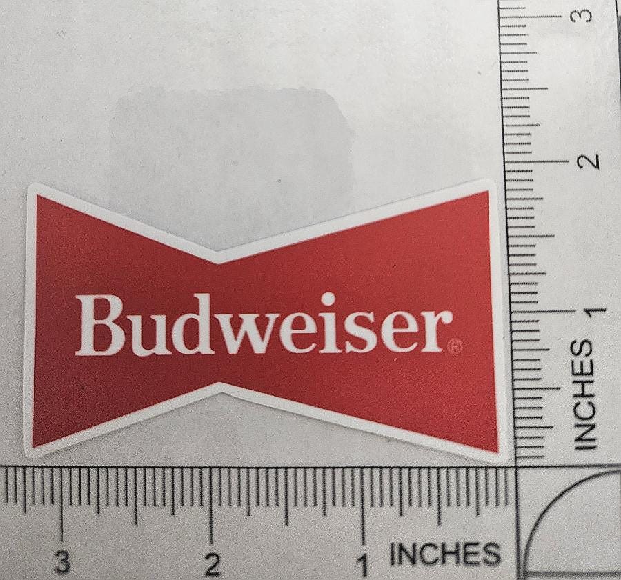 Budweiser stickers - Etsy 日本