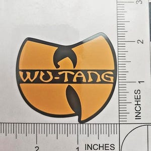 Wu-Tang Clan Glossy Waterproof Vinyl Sticker decal Logo 2.5"x2.25" Wu Tang