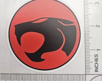 Thundercats 80s Retro Cartoon Vinyl Sticker Decal Logo 3"x3"