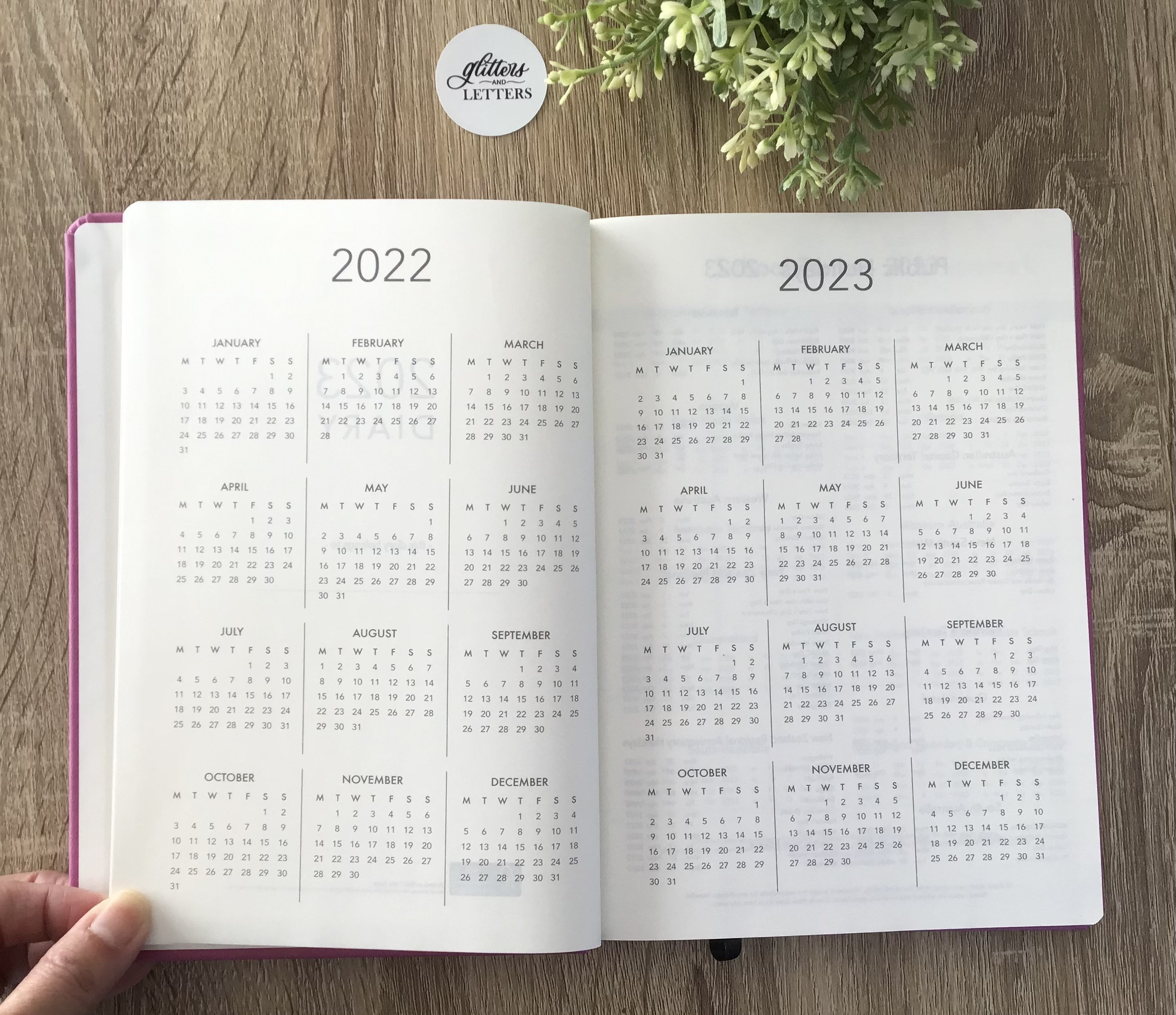 Personalized 2023 Diary/planner Day to Page Teachers Christmas Etsy