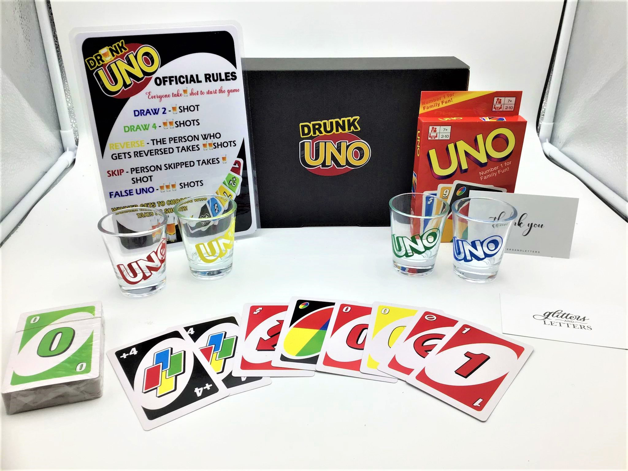 Uno Drunk Official Rules by harrypotterstore