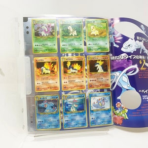 pokemon card neo 9-card set 1999 Japanese Pokémon Neo Genesis PROMO, 9 Cards, Binder, Premium File main image 0