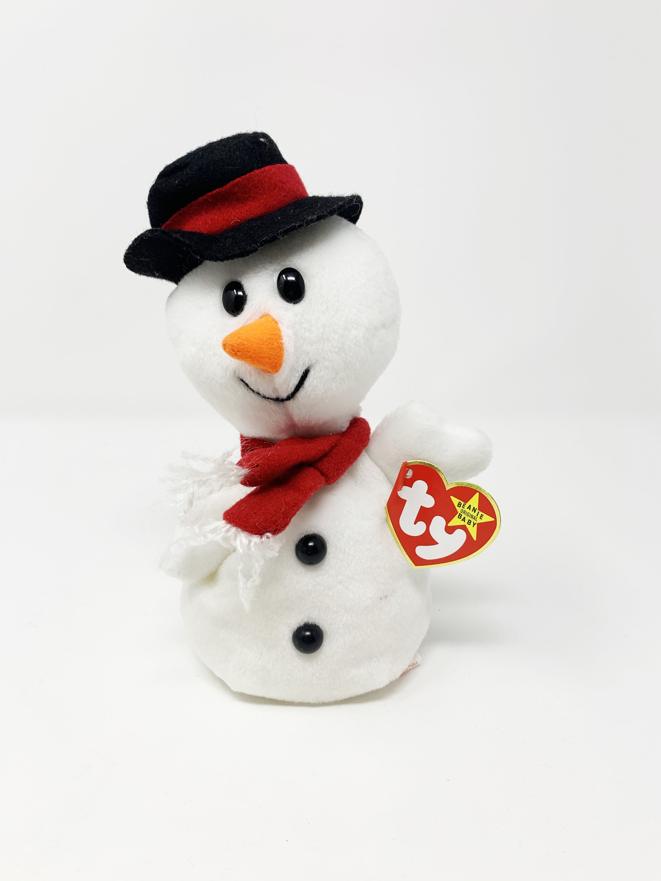 Original Snowball the Snowman TY Beanie Baby Style 4201 Etsy