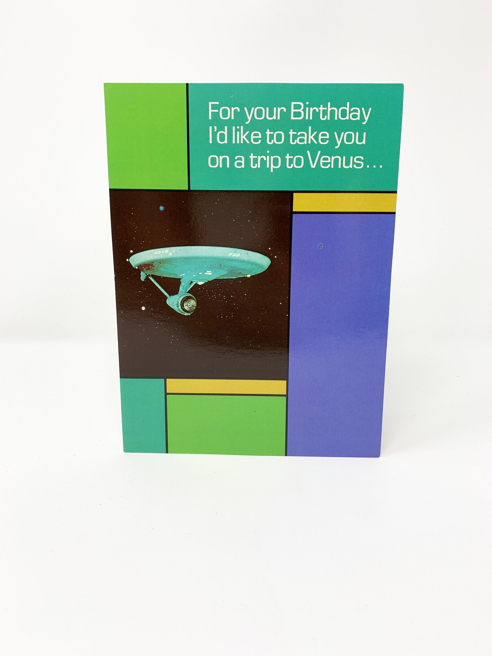 1976 Star Trek USS Enterprise Birthday Card Original Show - Etsy Australia