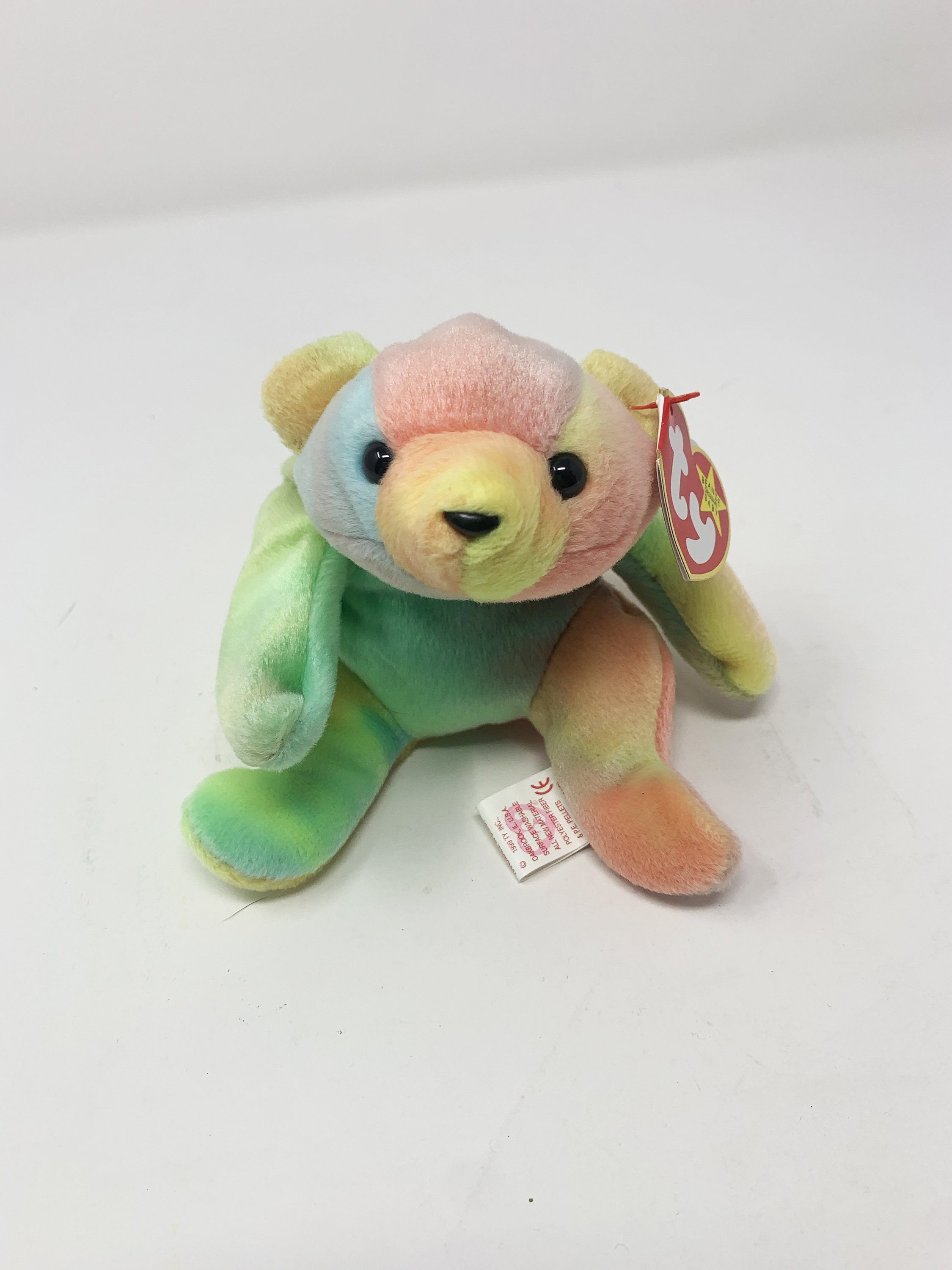 Original Sammy the Tie Dye Bear TY Beanie Baby 1998 Etsy
