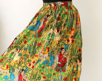 floral skirt indian
