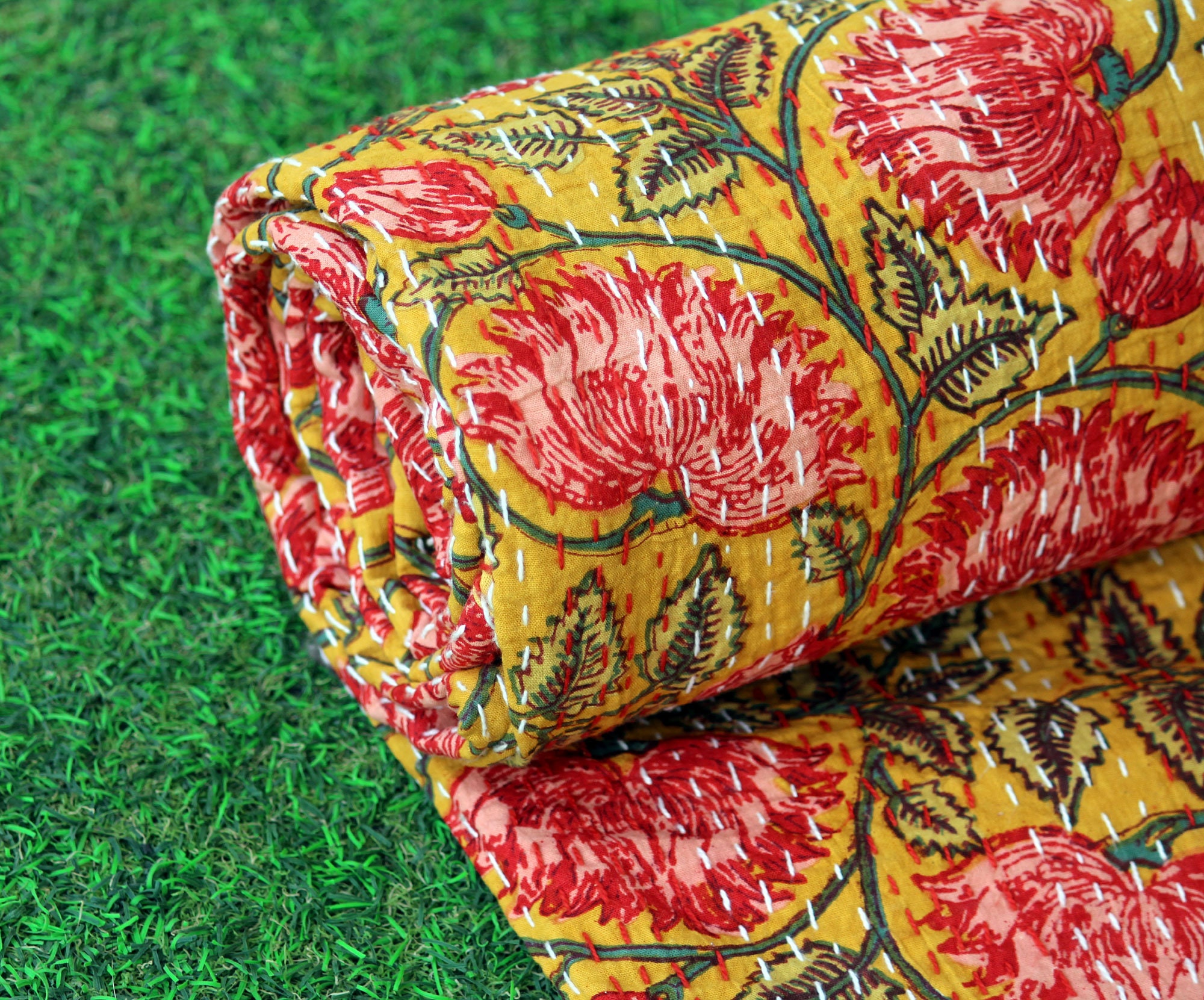 Hand Block Print Quilting Fabric Quilting Fabric Cotton Etsy