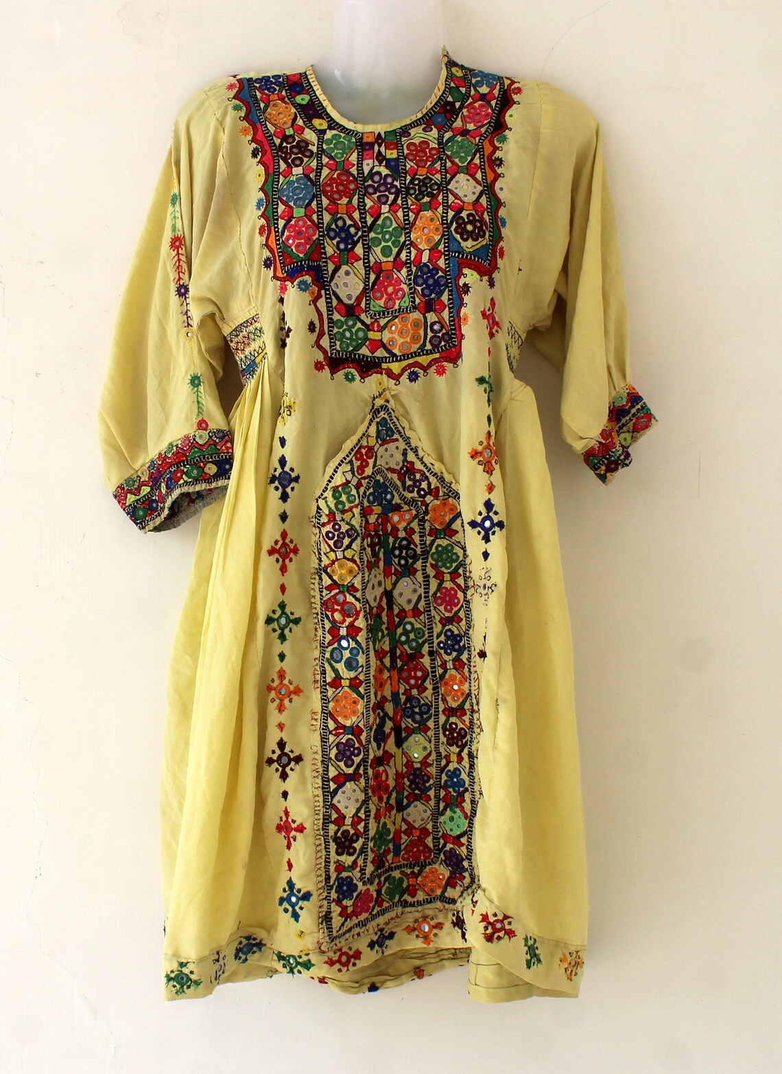 Indian Hand Embroidered Baluchi Dress Handmade Bohemian Afghan | Etsy