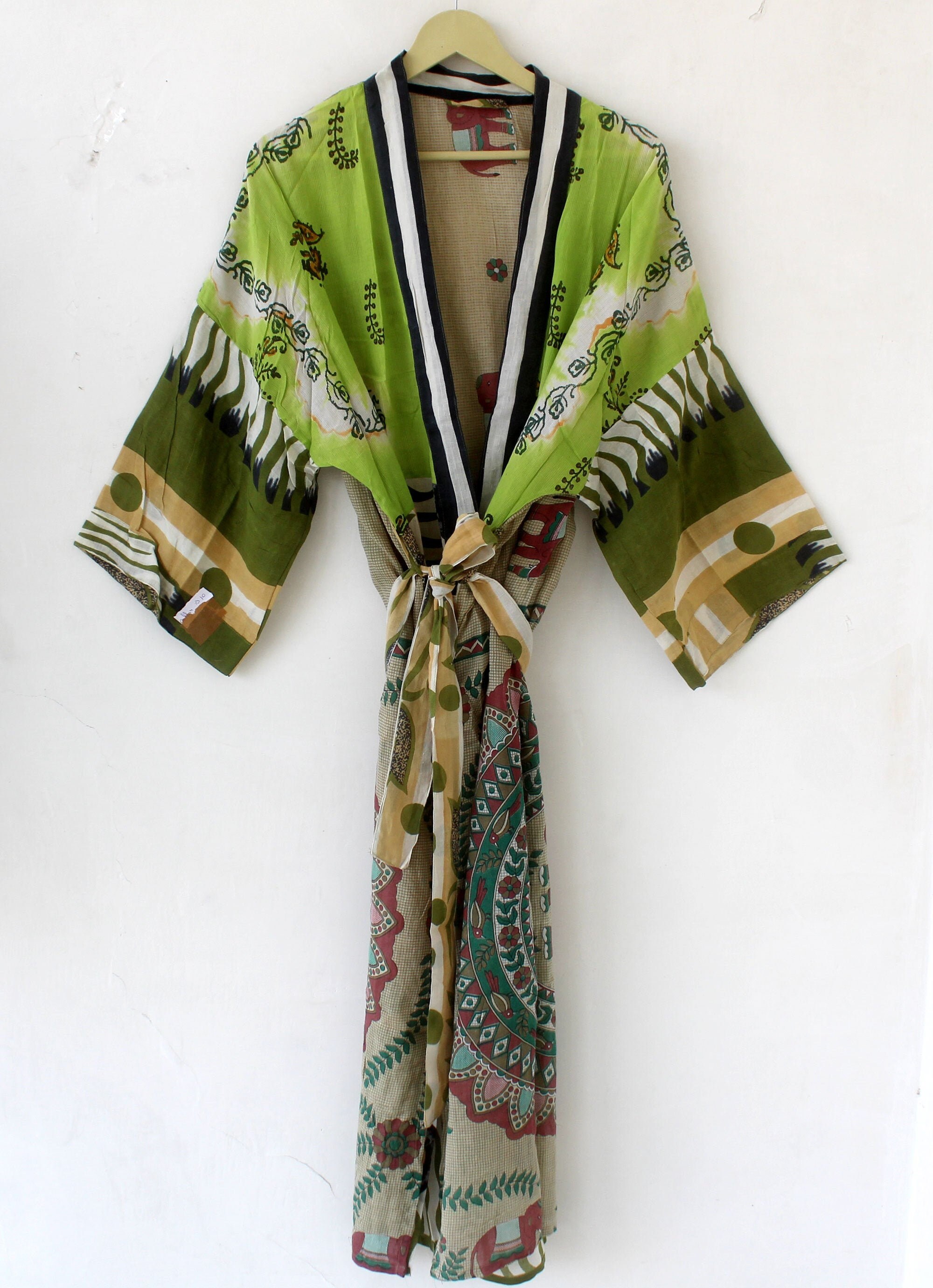 Cotton Robe Cotton Kimono Bride Robe Personalized Robes | Etsy