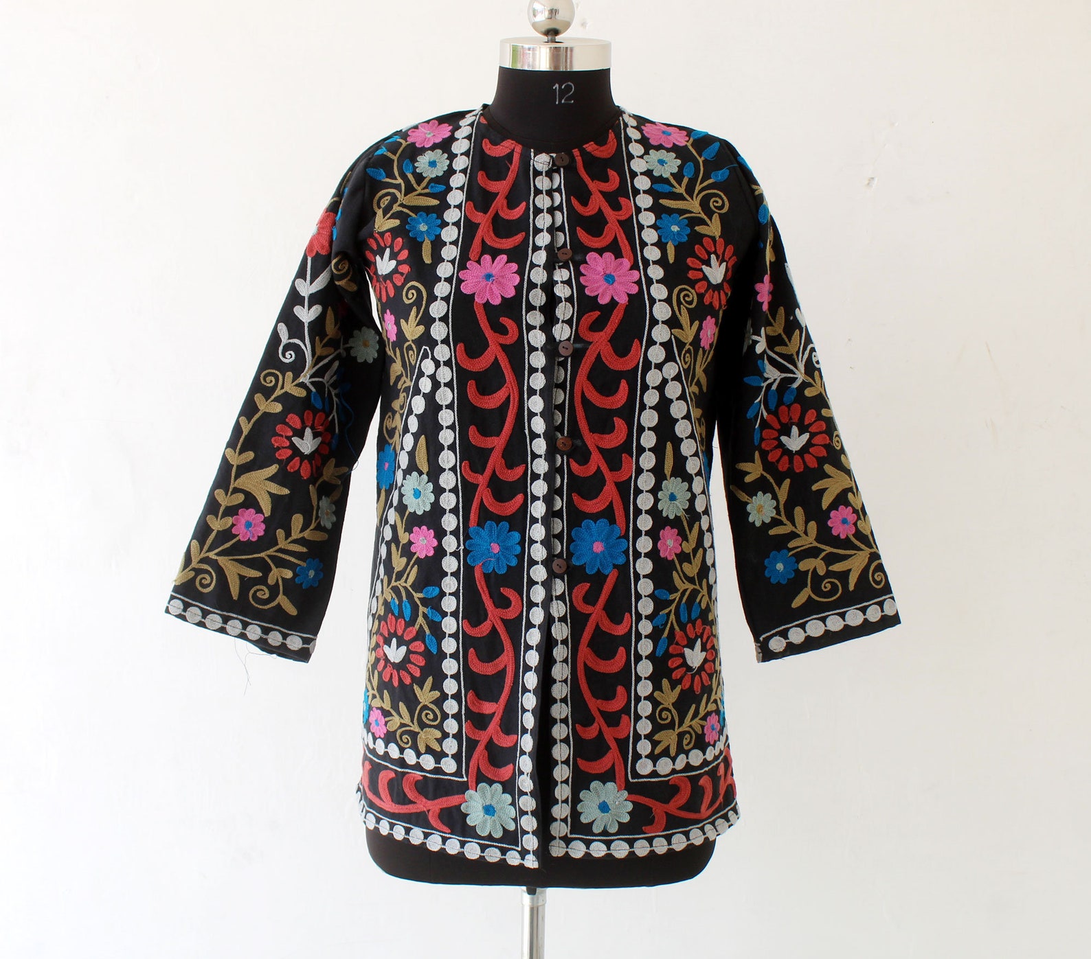 Suzani Coat Embroidered Jacket Uzbekistan Suzani Jackets | Etsy