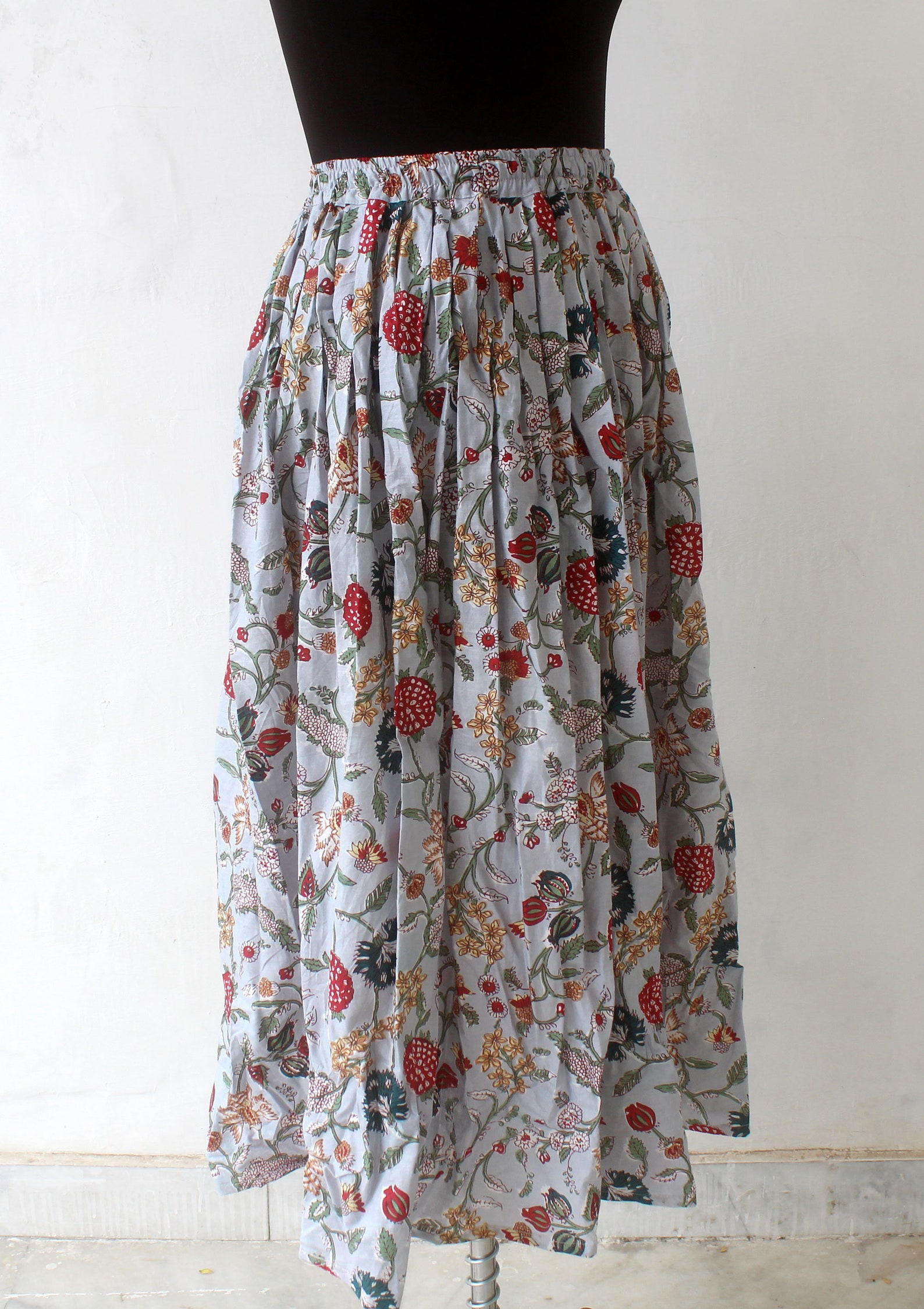 Summer Skirt Summer Cotton Skirt Womens Clothing Full Etsy